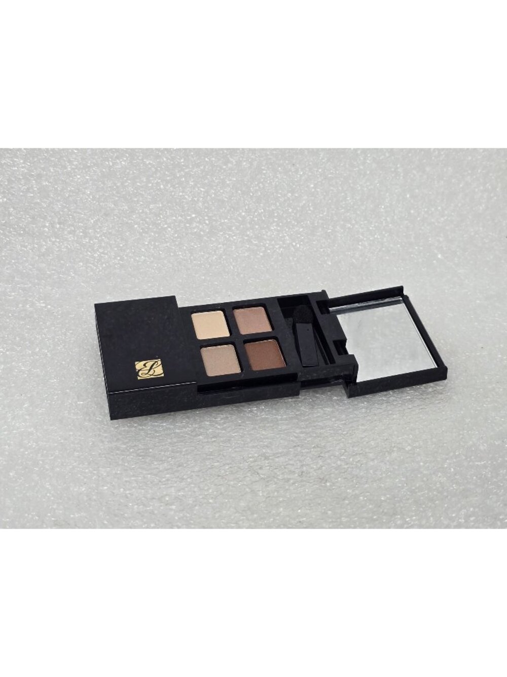 Estée Lauder Signature Eyeshadow Quad 02 Amber Honey Neutral Tones Compact